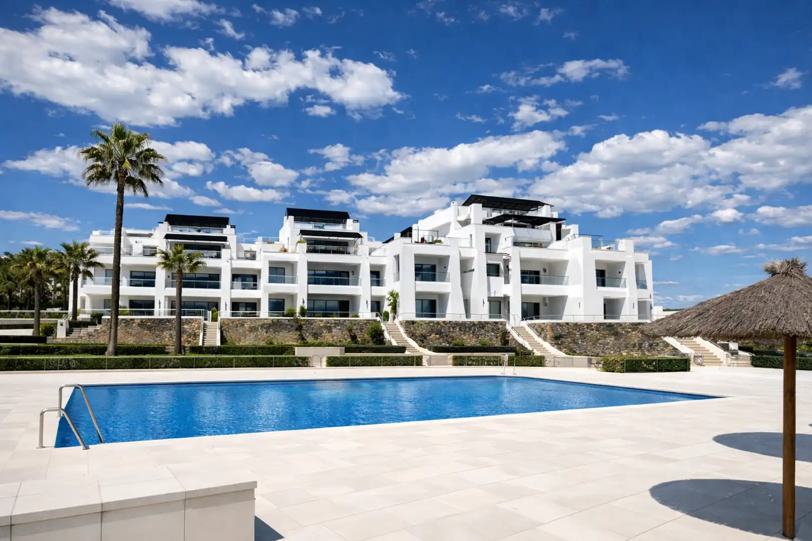 Vista exterior de Planta baixa en venda en Casares amb Aire condicionat, Terrassa i Moblat