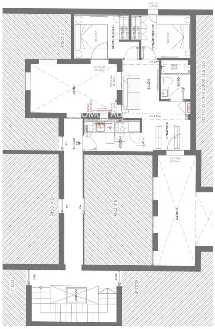 Piso en venta en Madrid con Aire acondicionado, Calefacción y Amueblado