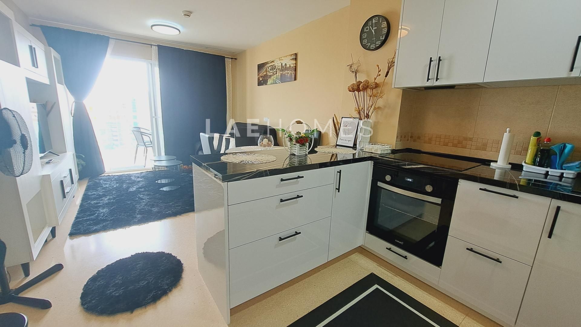 Cocina de Apartamento en venta en Guardamar del Segura con Aire acondicionado, Terraza y Piscina comunitaria