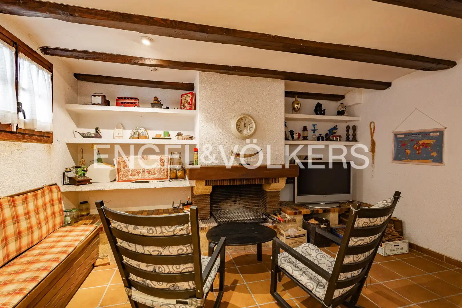 Sala de estar de Casa o chalet en venta en Esplugues de Llobregat con Aire acondicionado, Calefacción y Jardín privado