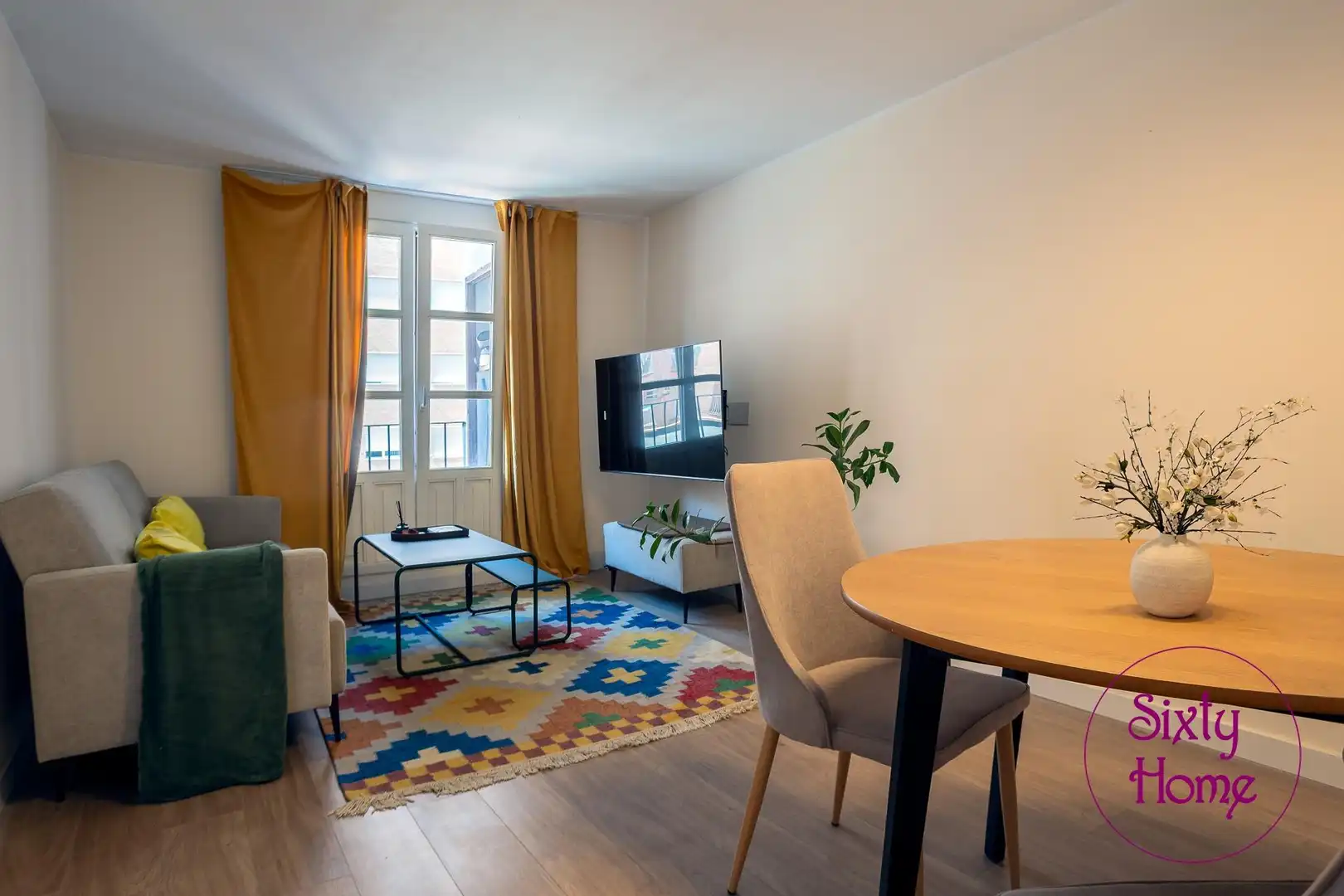 Sala d'estar de Pis en venda en Zaragoza amb Calefacció, Parquet i Traster