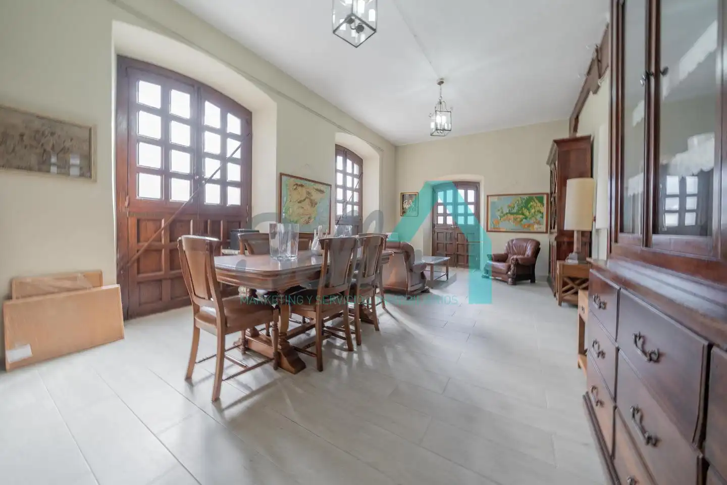Dining room of Houses for sale in Pravia  with Heating, Private garden and Parquet flooring