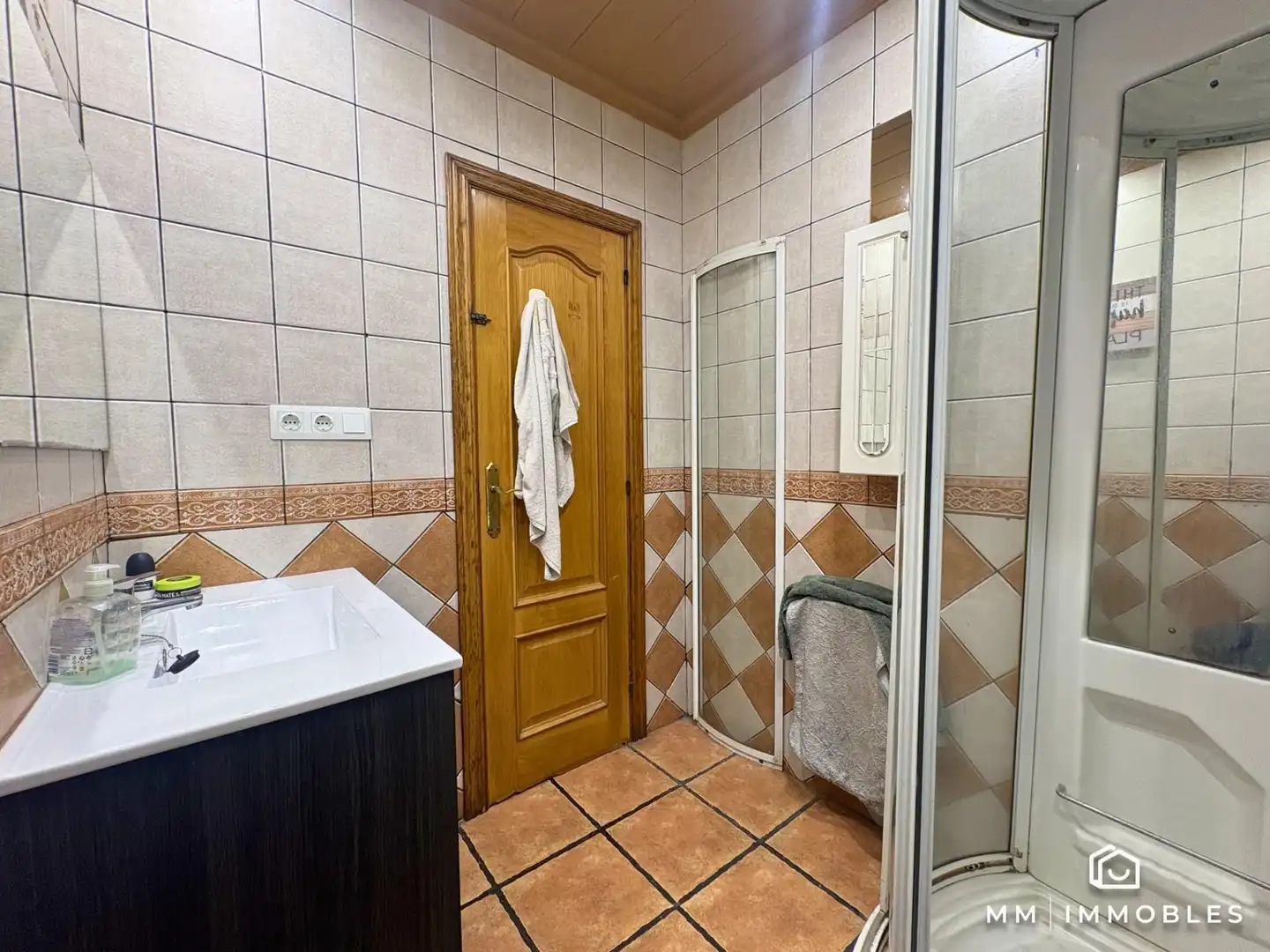Badezimmer von Dachboden zum Verkauf in Granollers mit Terrasse