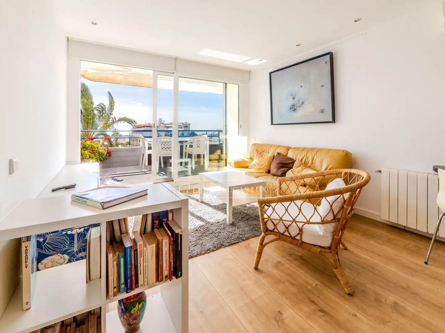 Living room of Attic for sale in Sitges  with Air Conditioner, Terrace and Swimming Pool