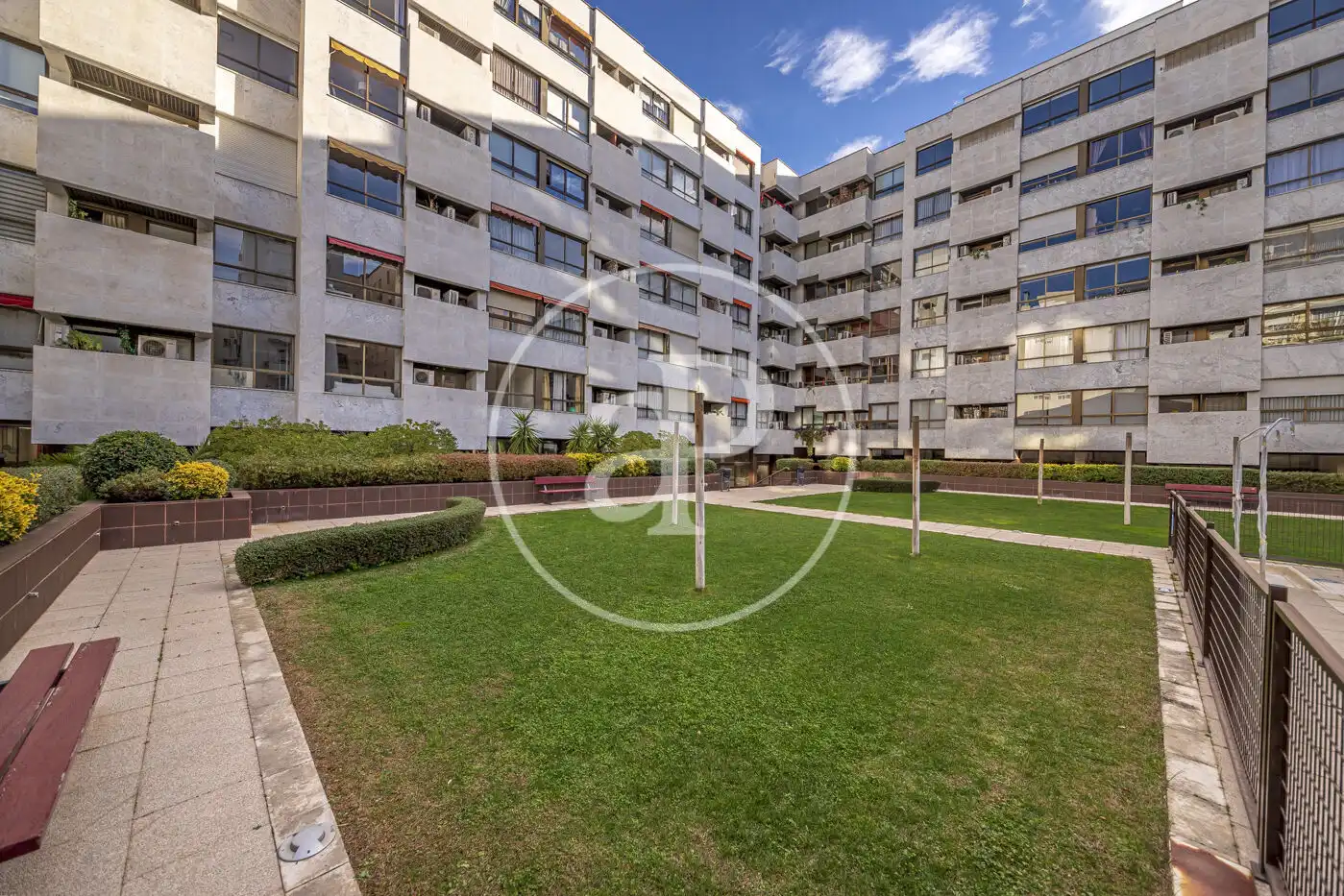 Exterior view of Flat for rent in Madrid  with Air Conditioner, Heating and Private garden