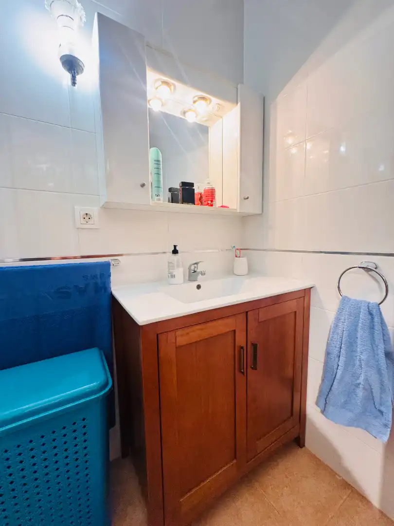 Baño de Casa adosada en venta en Laguna de Duero con Calefacción, Jardín privado y Parquet