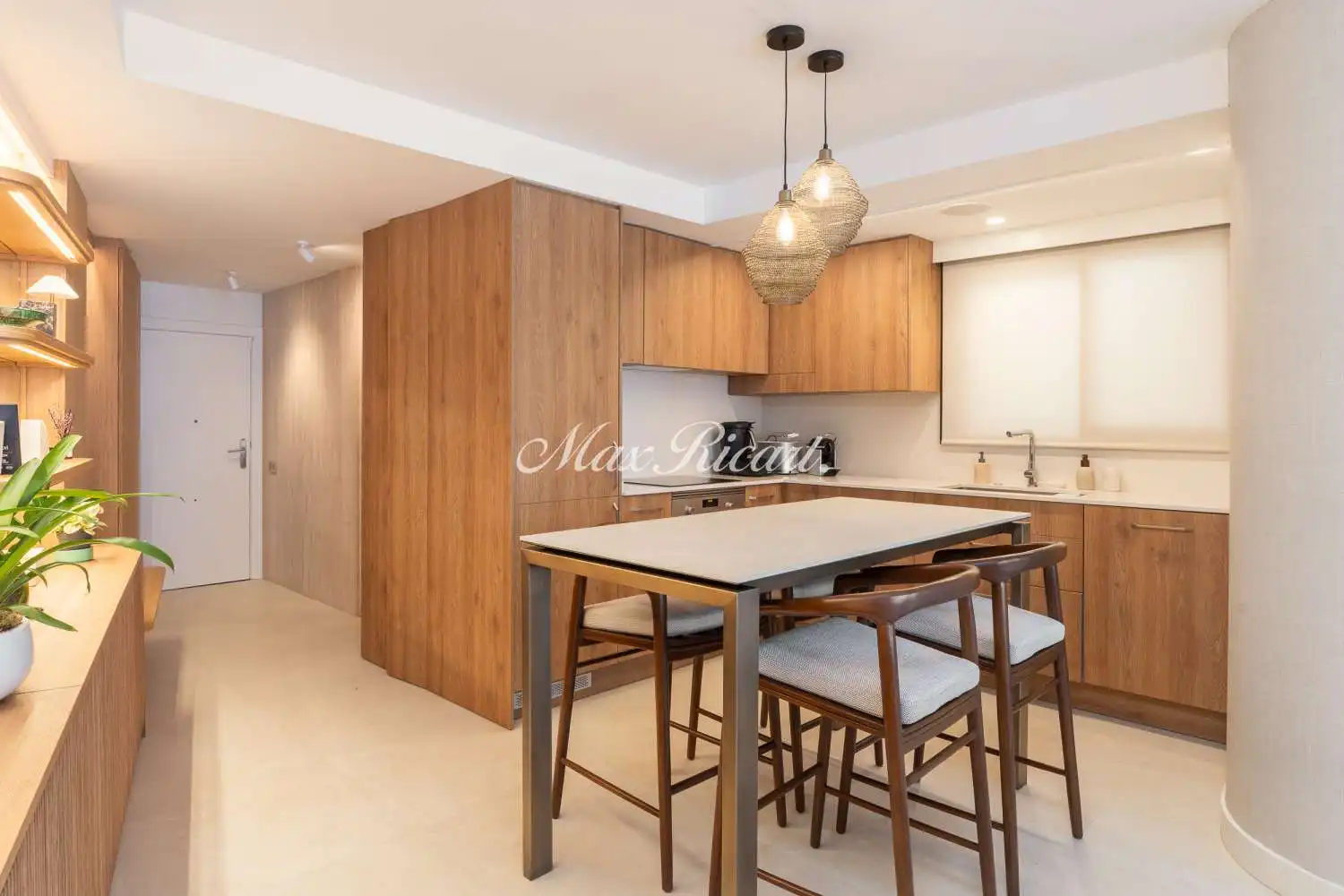 Kitchen of Attic for rent in Barcelona  with Air Conditioner, Heating and Terrace