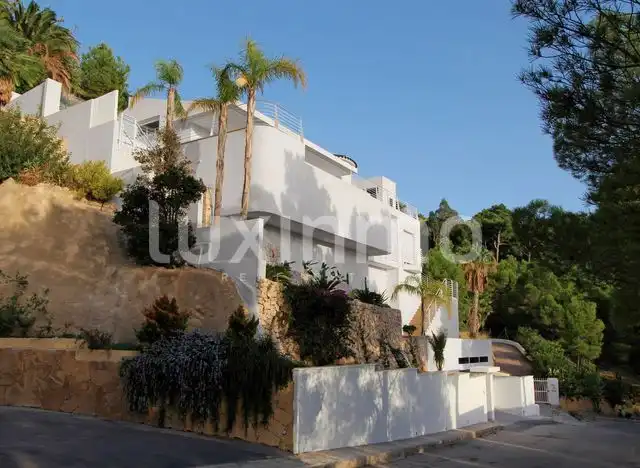 Vista exterior de Casa o chalet en venta en Altea con Aire acondicionado, Calefacción y Terraza
