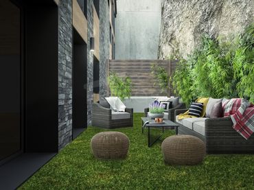 Baixos amb jardí en venda a Carrer de la Turera