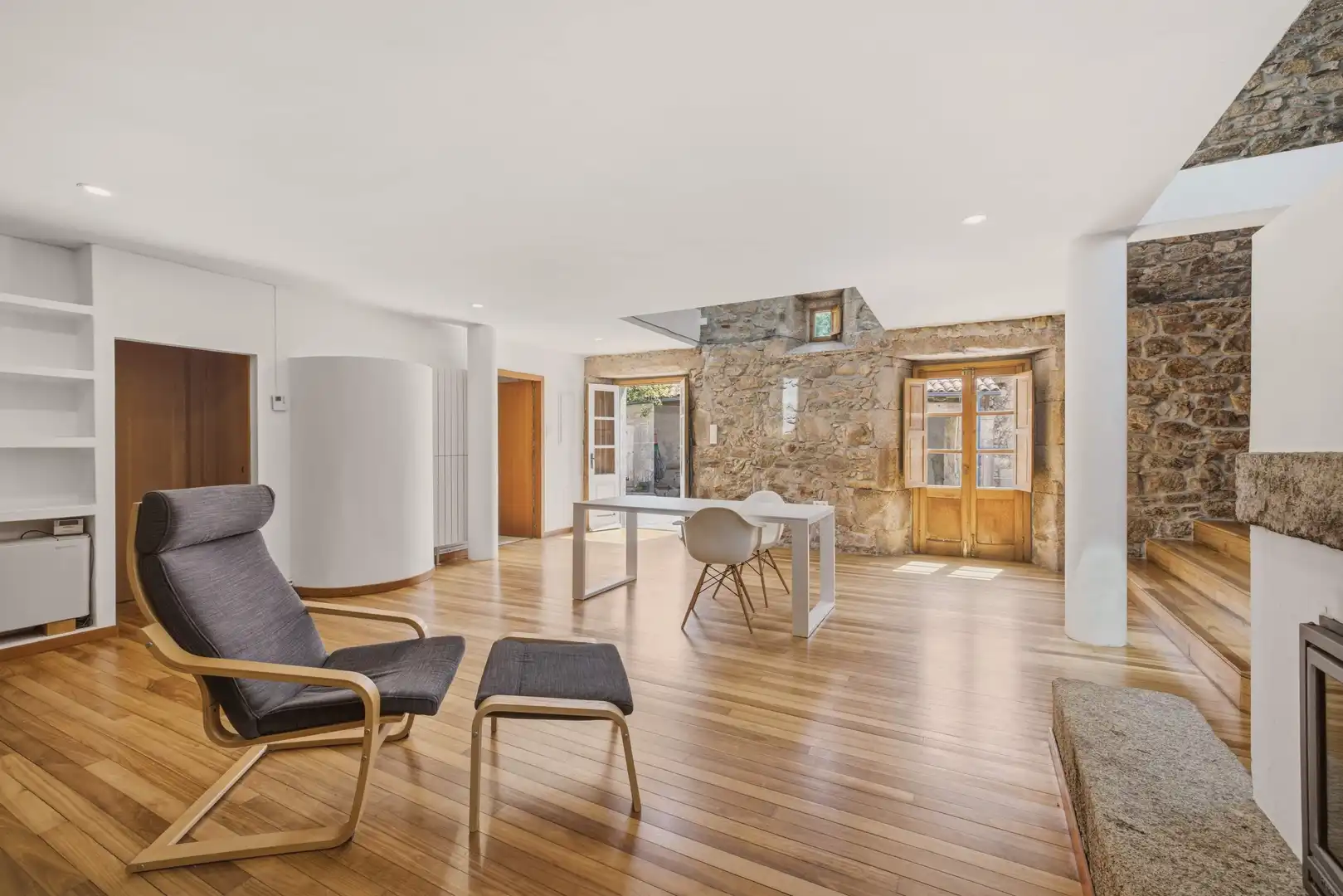 Sala de estar de Finca rústica en venta en Vilarmaior con Calefacción, Jardín privado y Terraza