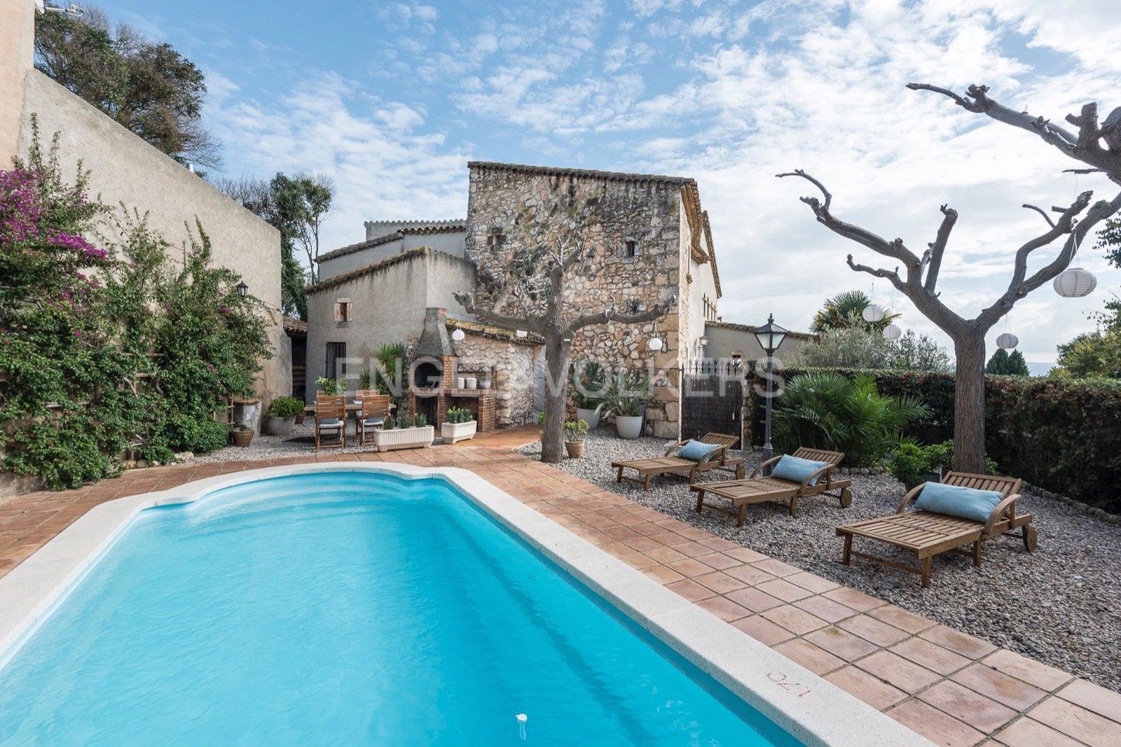 Exterior view of House or chalet for sale in Castellví de la Marca  with Air Conditioner, Heating and Private garden