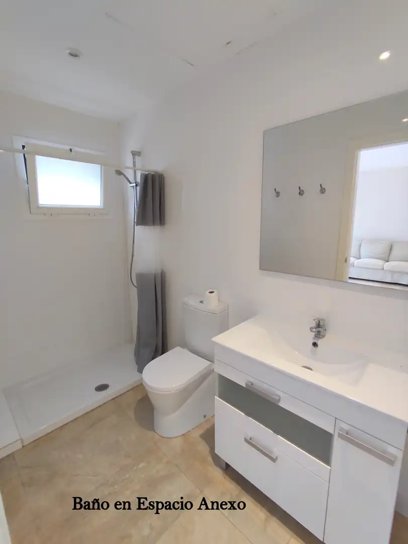 Badezimmer von Haus oder Chalet zur Miete in Puçol mit Heizung, Privatgarten und Terrasse