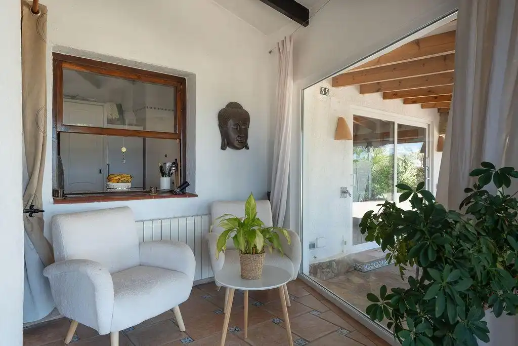 Balcony of Houses for sale in Jávea / Xàbia  with Air Conditioner, Heating and Private garden
