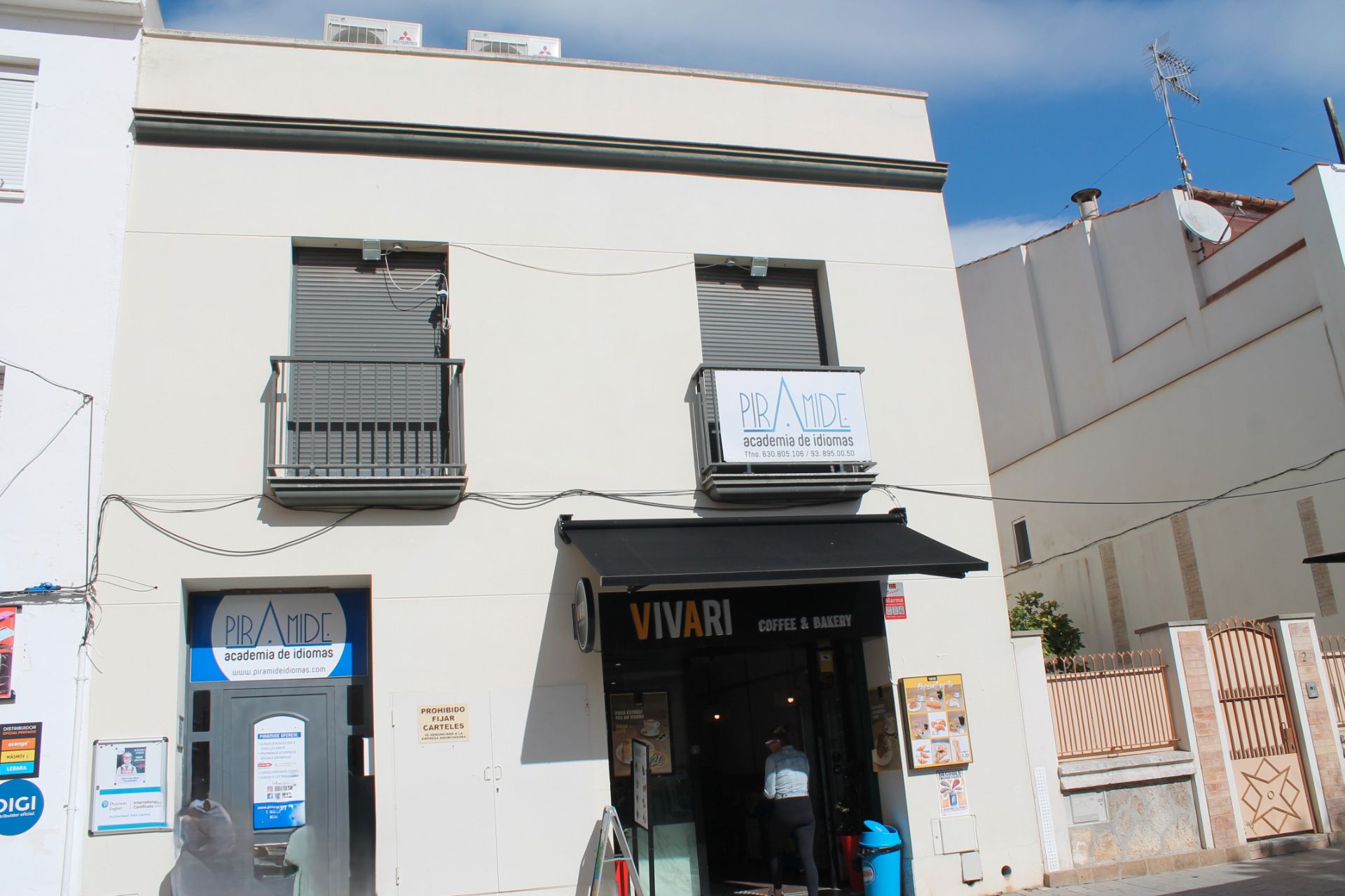 Exterior view of Building for sale in Cubelles  with Alarm