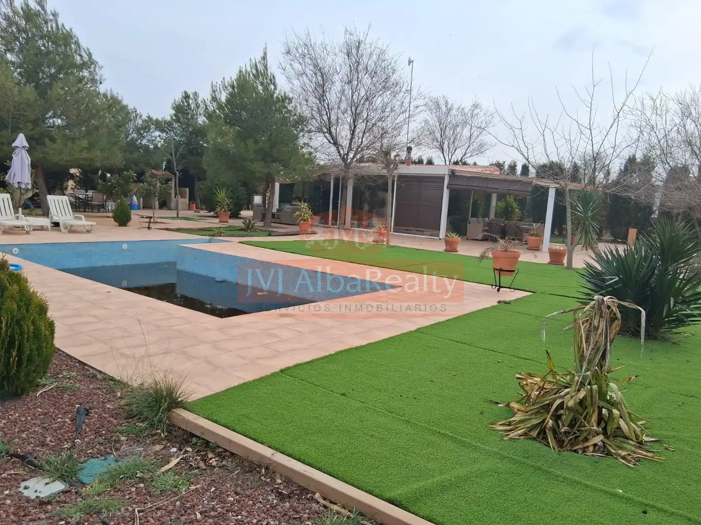 Jardí de Casa o xalet en venda en Albacete amb Aire condicionat i Piscina
