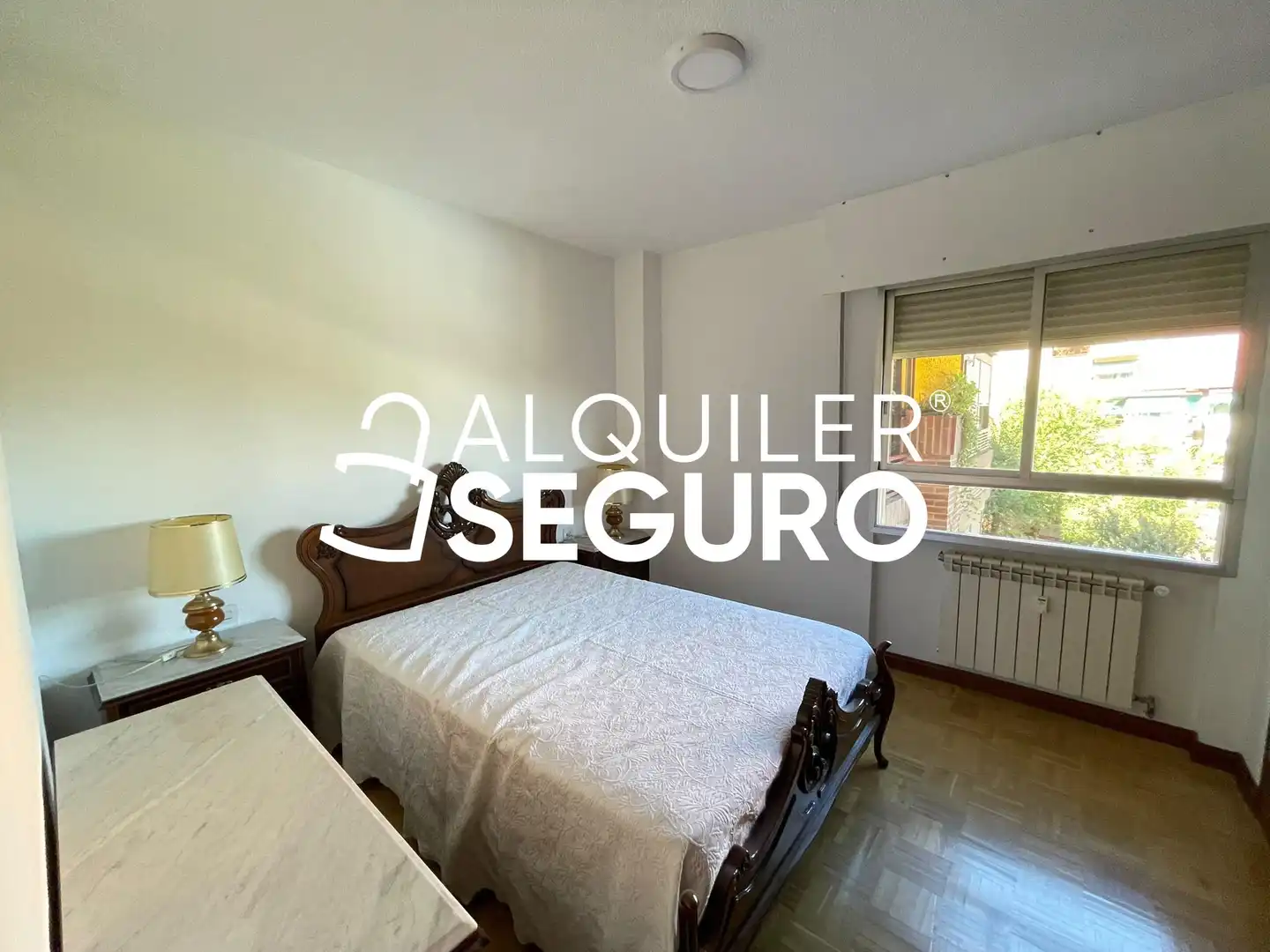 Bedroom of Flat for rent in Madrid  with Heating, Terrace and Swimming Pool