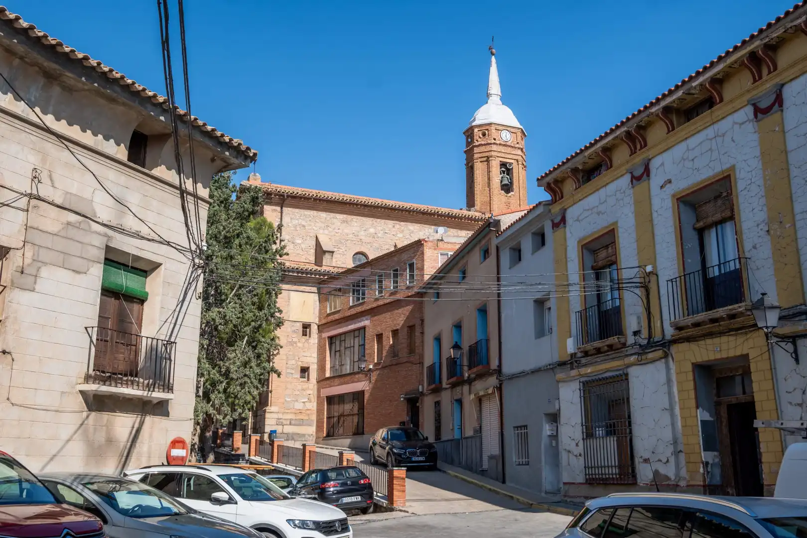 Exterior view of Houses for sale in Calatorao  with Air Conditioner, Terrace and Balcony