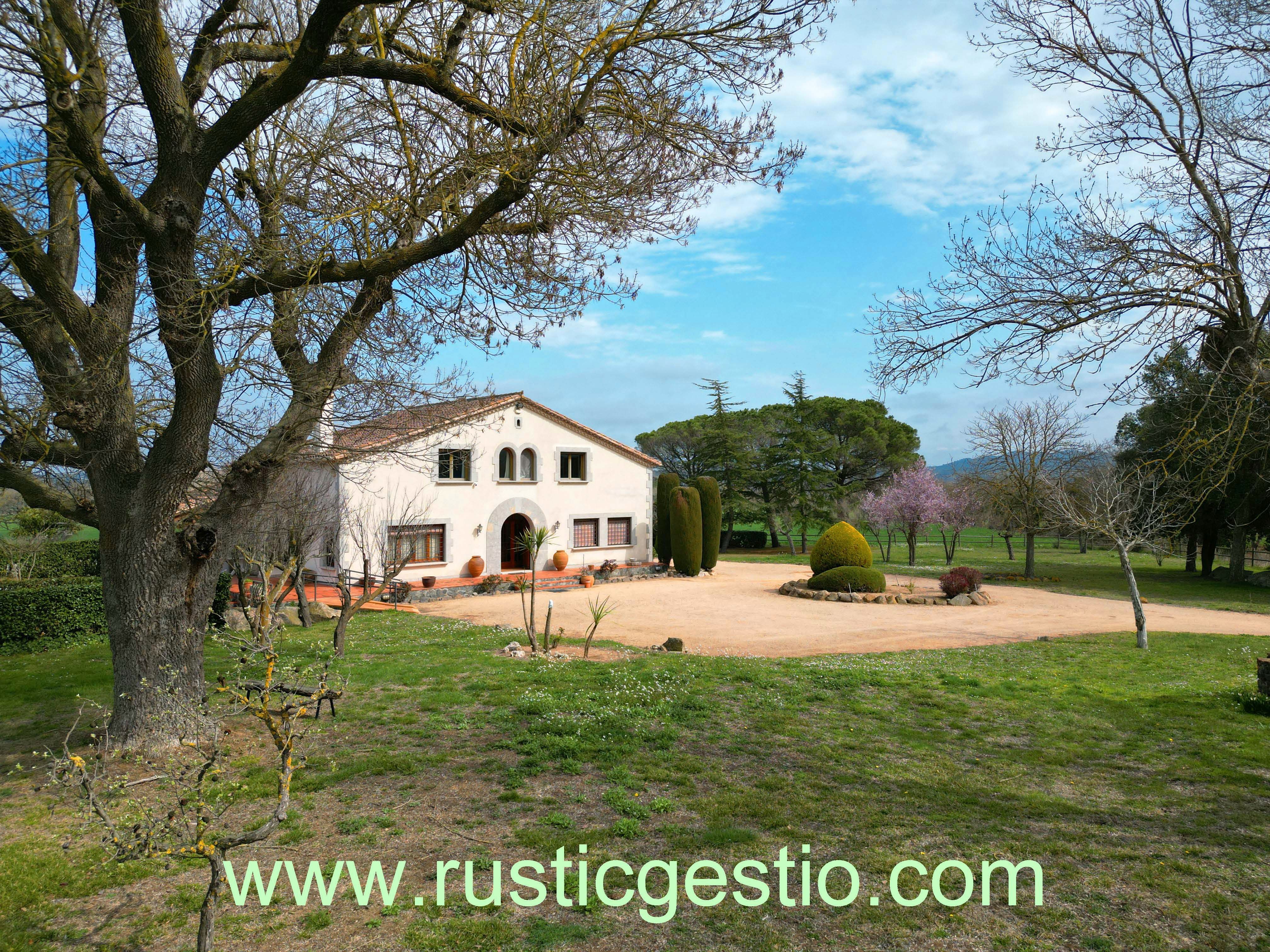 Exterior view of Country house for sale in Vidreres  with Heating, Private garden and Terrace