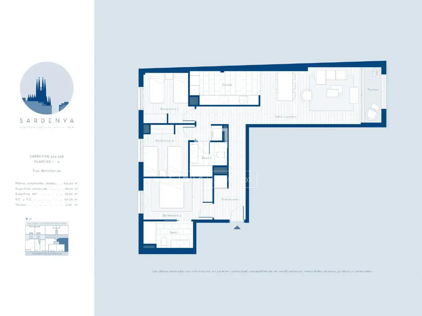 Piso en venta en Barcelona con Aire acondicionado, Calefacción y Terraza