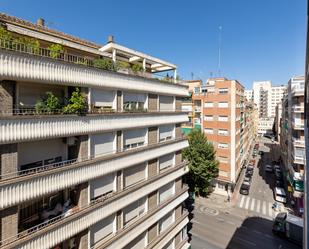 Exterior view of Attic for sale in  Granada Capital  with Heating, Terrace and Swimming Pool