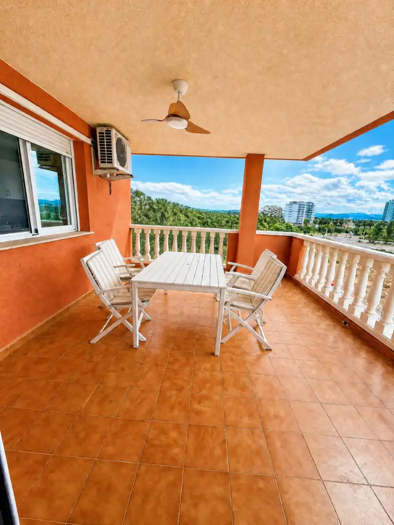 Terrassa de Apartament de lloguer en Moncofa amb Aire condicionat, Calefacció i Terrassa