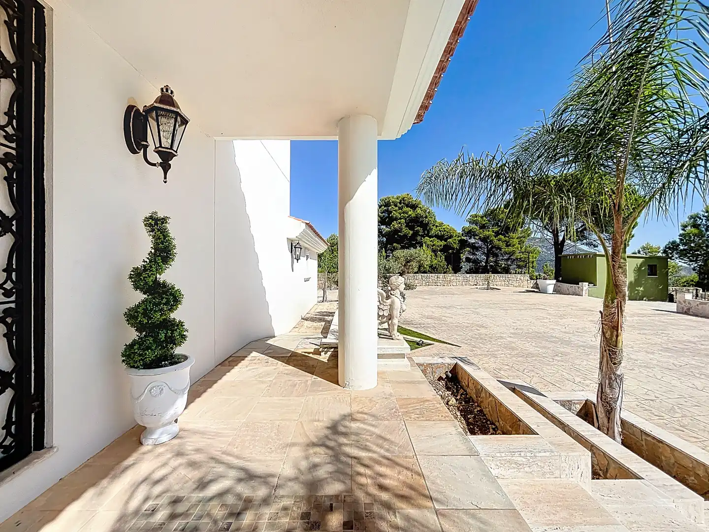Terraza de Casa o chalet en venta en La Nucia con Jardín privado, Terraza y Piscina