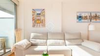 Living room of Flat for sale in Sant Cugat del Vallès  with Air Conditioner, Private garden and Terrace