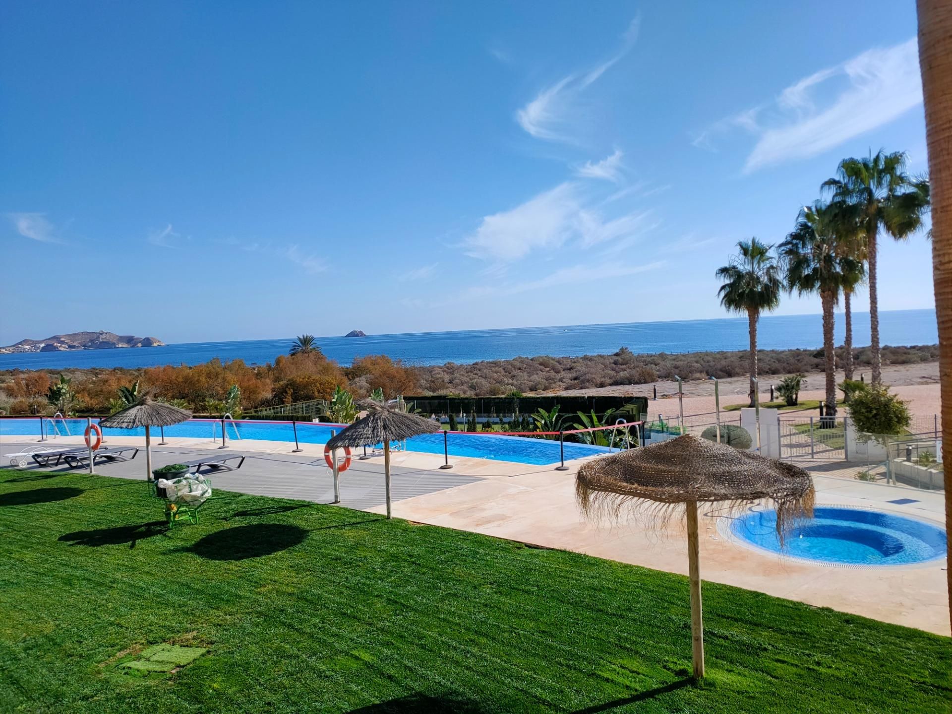 Piscina de Planta baixa en venda en Pulpí amb Aire condicionat, Calefacció i Jardí privat