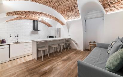 Kitchen of Apartment for sale in  Madrid Capital  with Air Conditioner, Heating and Parquet flooring