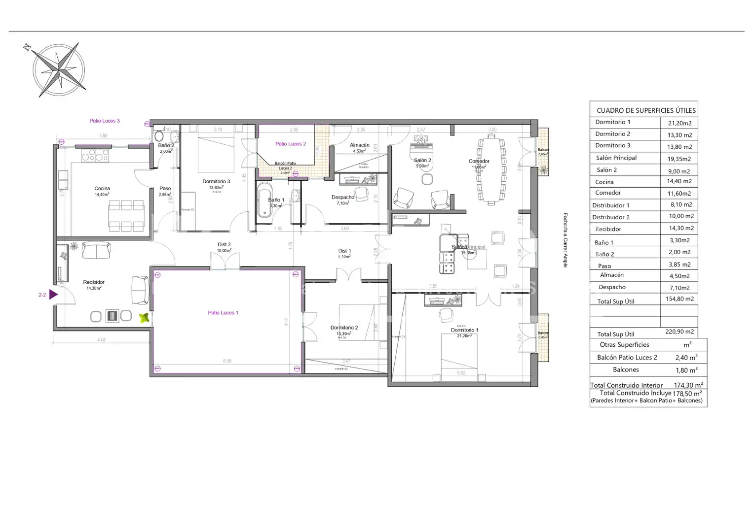 Piso con terraza en venta en Carrer d'Avinyó, imagen 32