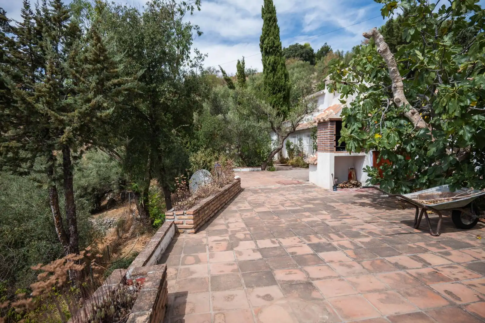 Garden of Houses for sale in Canillas de Albaida  with Air Conditioner, Private garden and Terrace