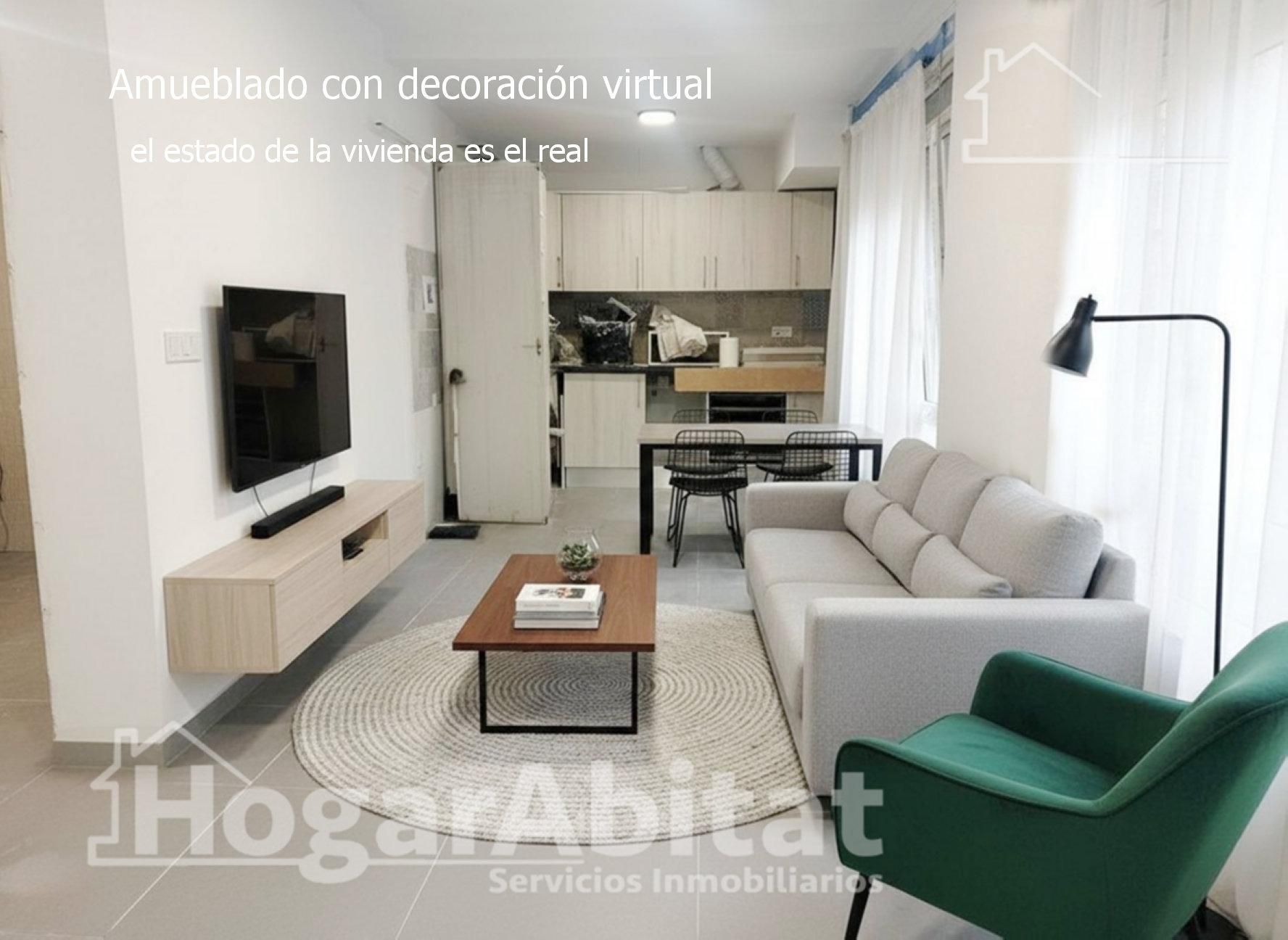 Living room of Flat for sale in Sagunto / Sagunt  with Air Conditioner