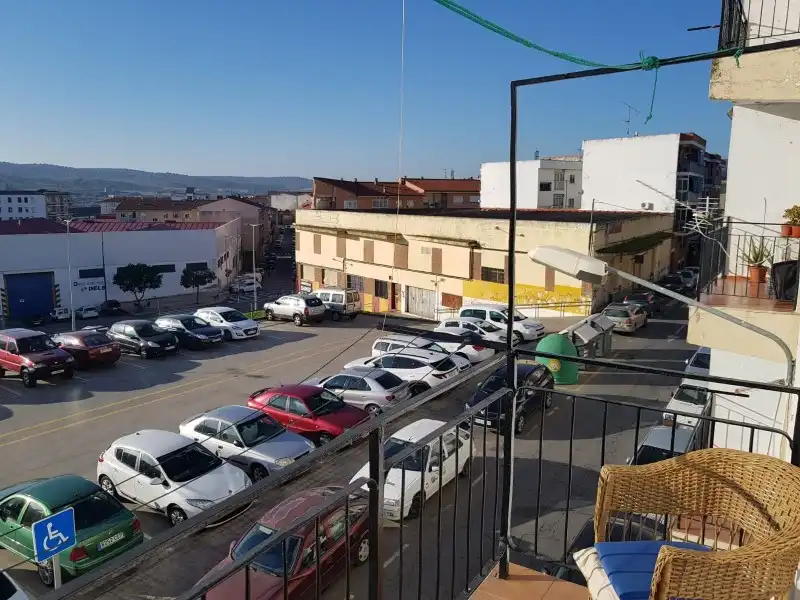 Parking of Flat for sale in Plasencia  with Air Conditioner and Private garden