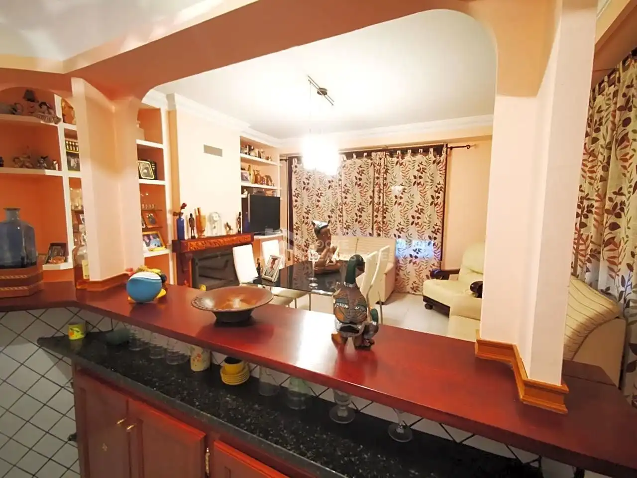 Sala de estar de Casa o chalet en venta en La Font d'en Carròs con Jardín privado, Terraza y Trastero