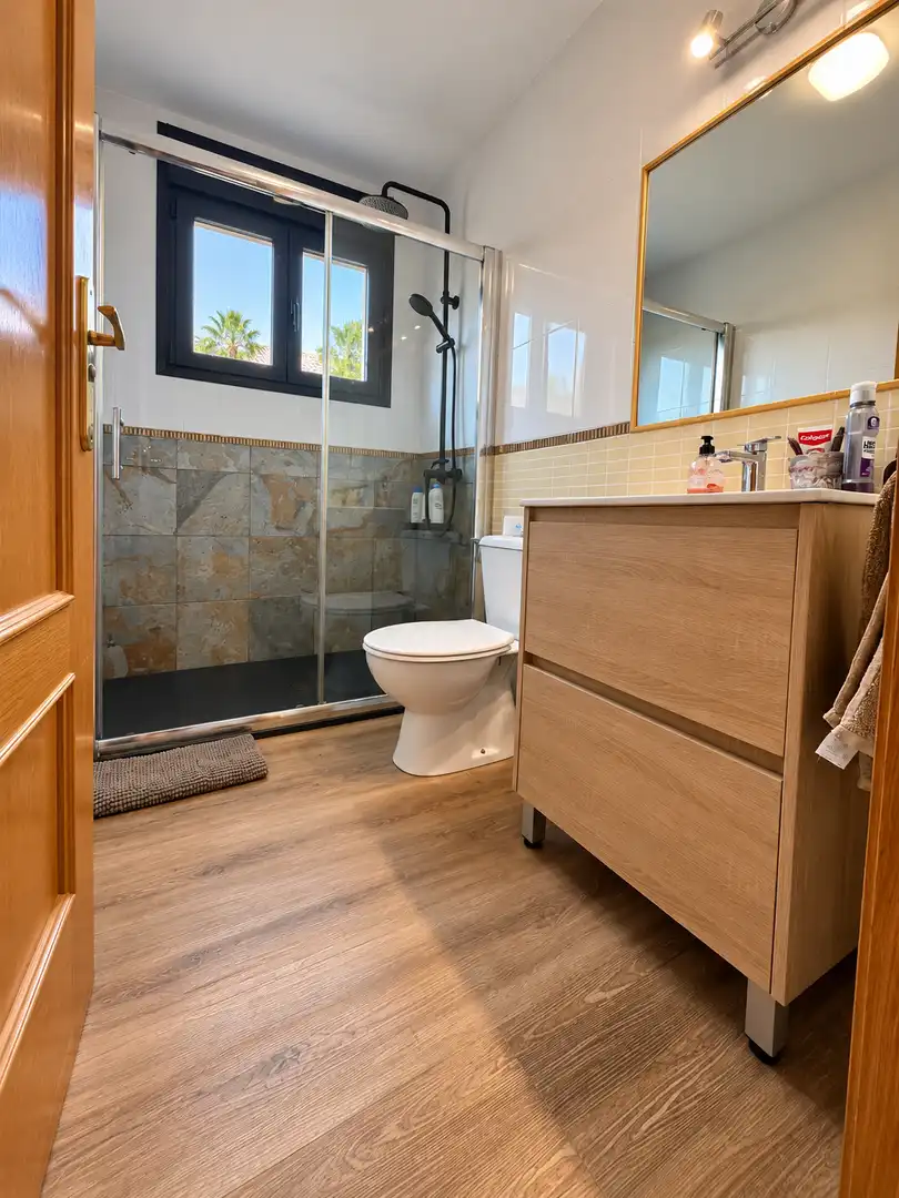 Baño de Casa o chalet en venta en La Oliva con Terraza, Amueblado y Piscina comunitaria