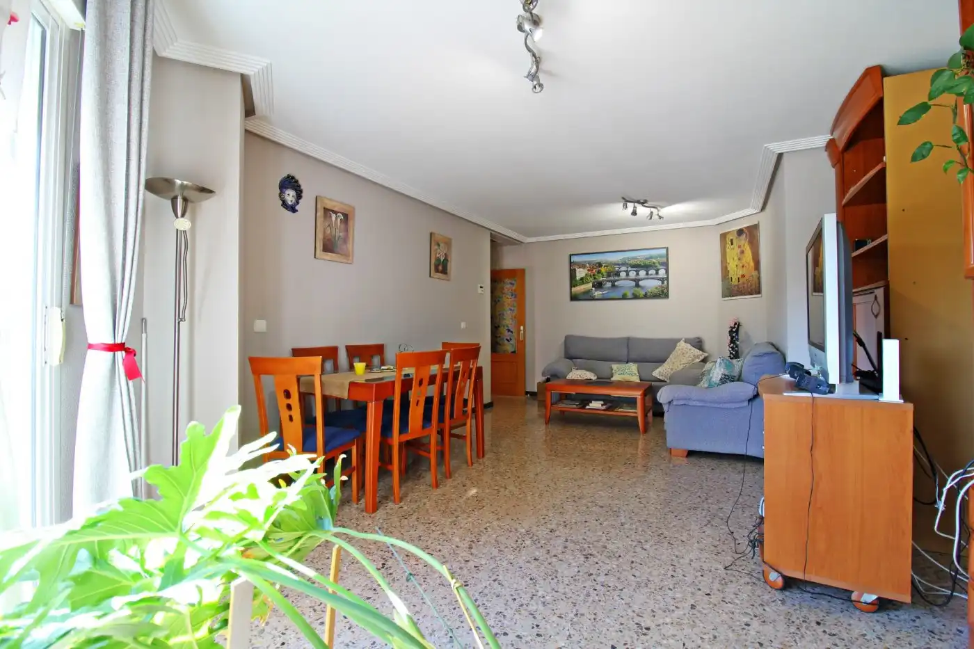 Sala d'estar de Pis en venda en Elche / Elx amb Aire condicionat i Calefacció