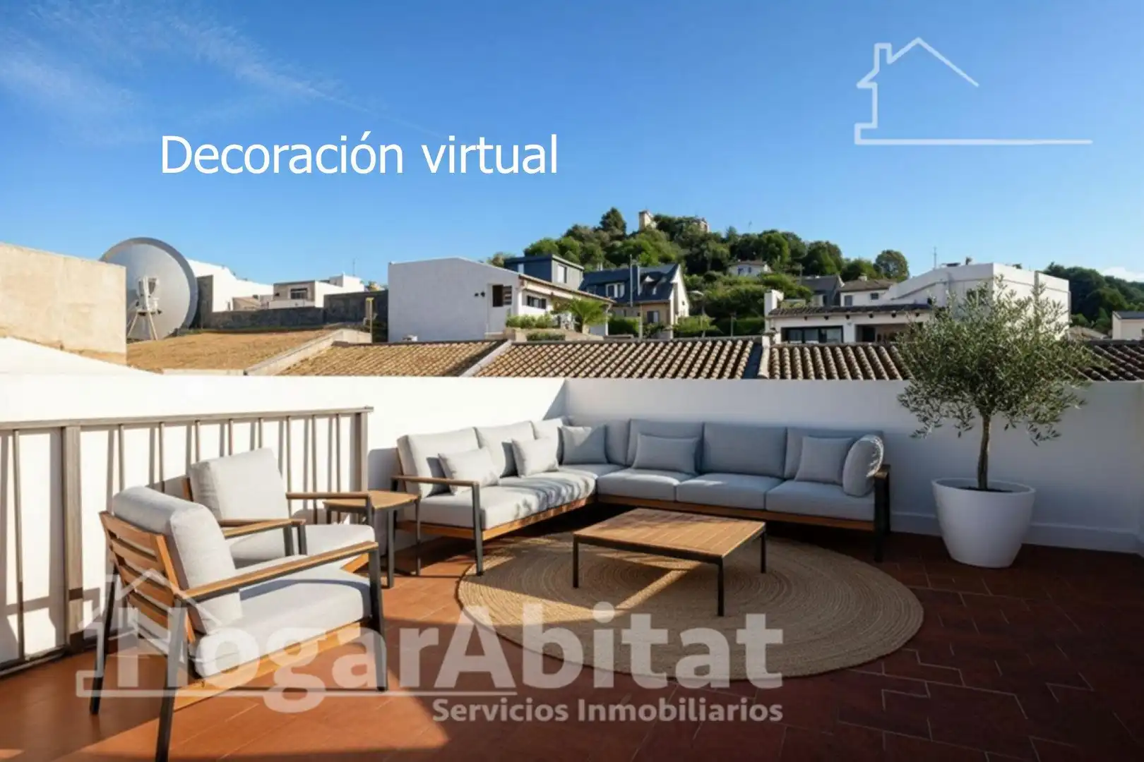 Terrace of Houses for sale in Oliva  with Terrace, Storage room and Furnished