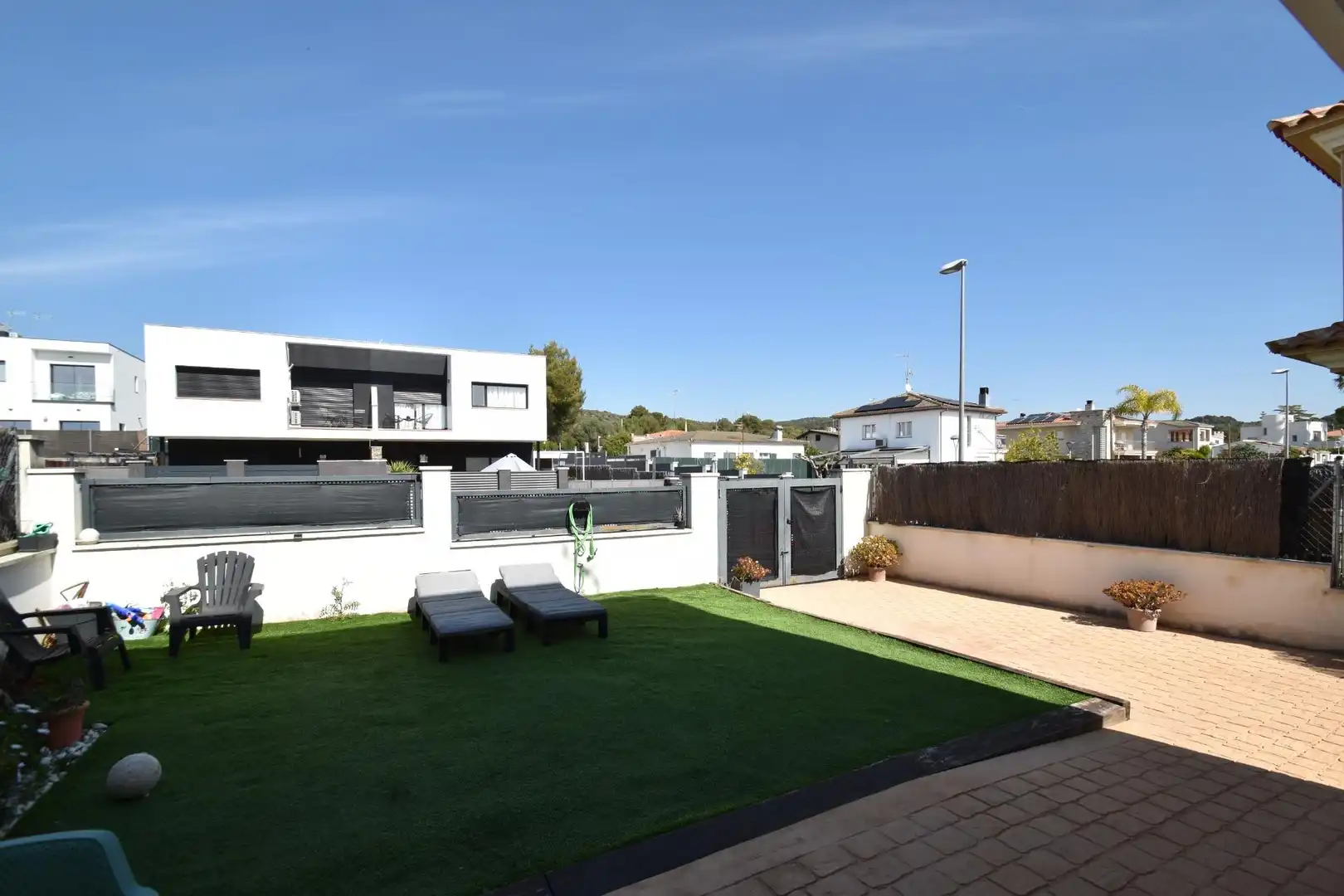Terrassa de Casa adosada en venda en Cunit amb Aire condicionat, Jardí privat i Terrassa