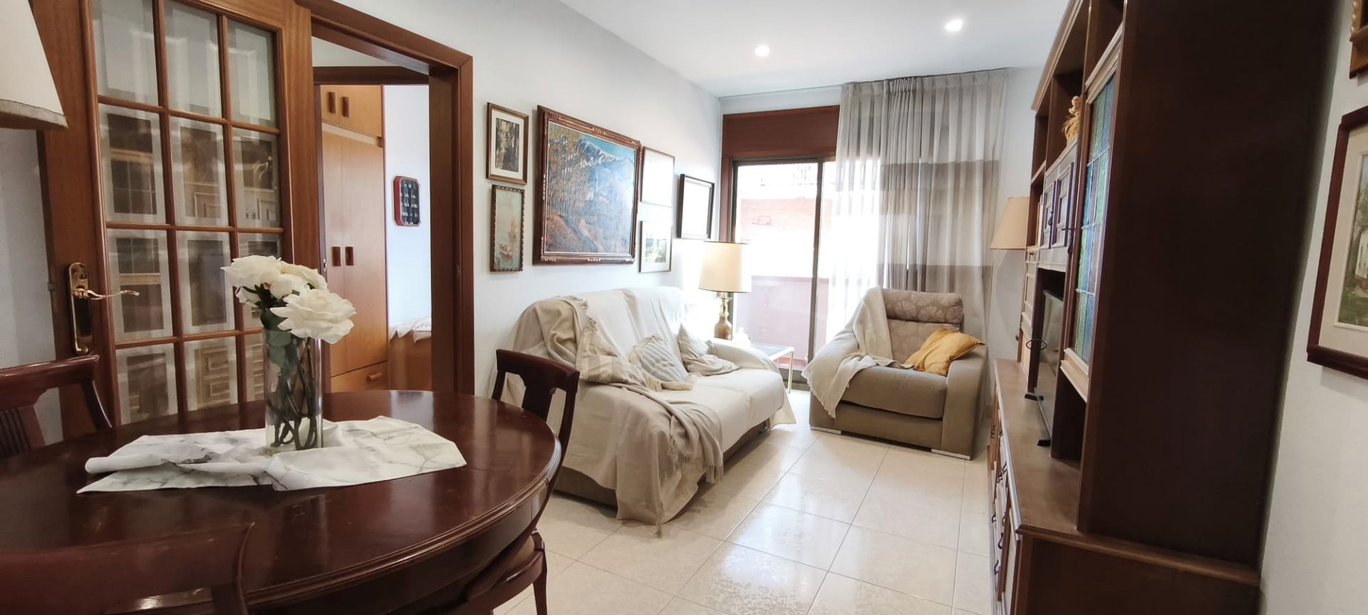 Sala d'estar de Pis en venda en  Barcelona Capital amb Calefacció