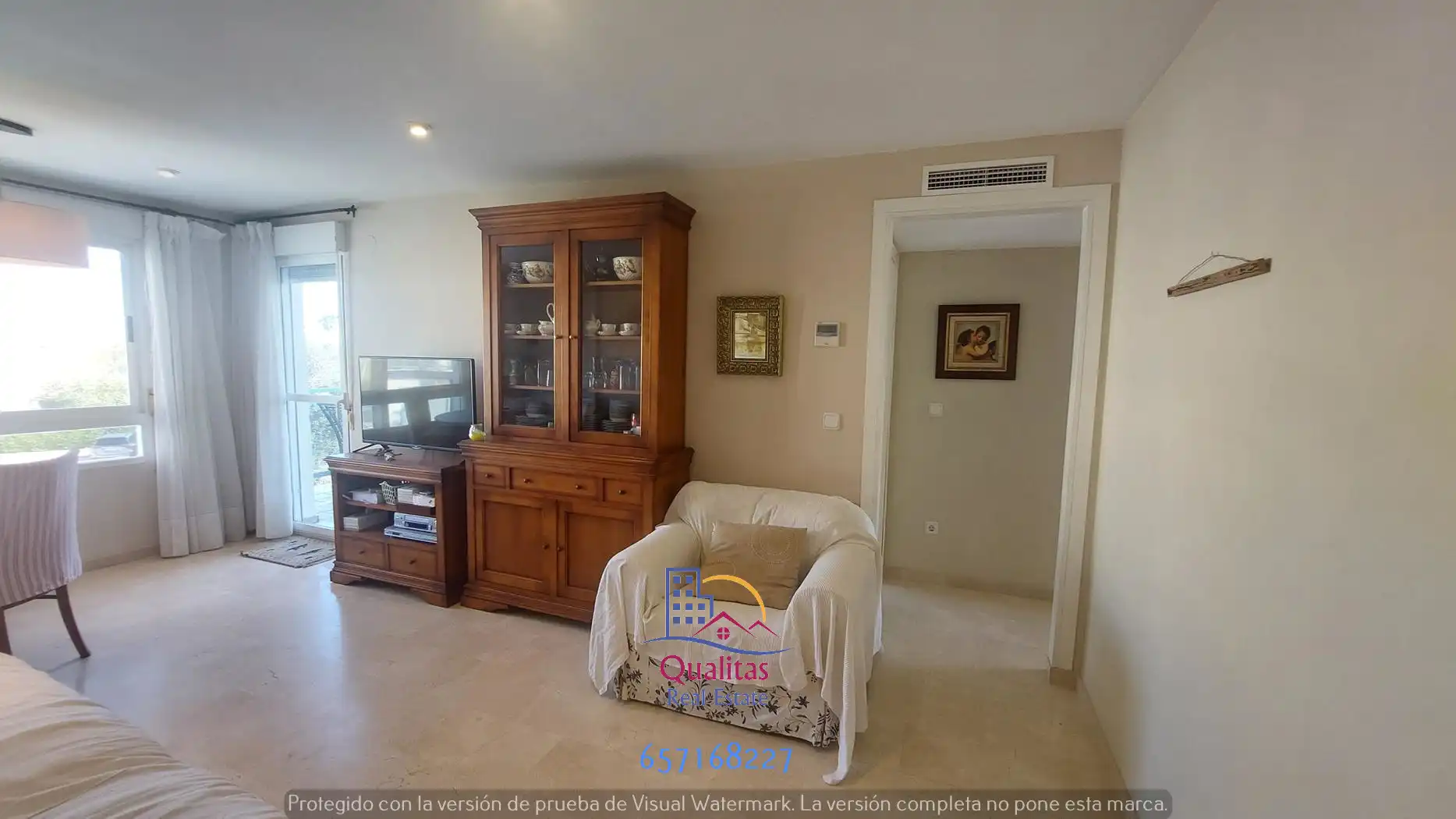 Apartamento de alquiler en Oliva con Aire acondicionado, Calefacción y Jardín privado