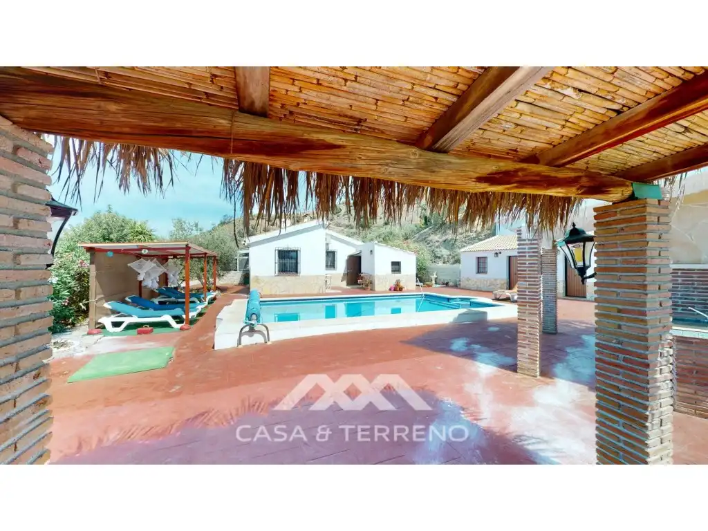 Exterior view of Houses for sale in El Borge  with Air Conditioner, Private garden and Terrace