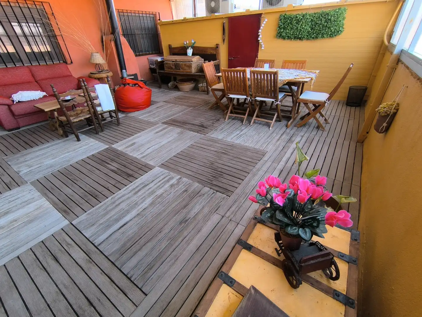 Terraza de Casa o chalet en venta en Valoria la Buena con Aire acondicionado, Calefacción y Terraza