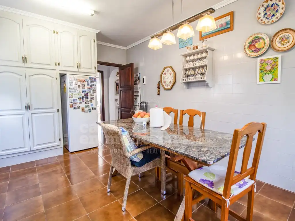 Cocina de Finca rústica en venta en Es Castell con Aire acondicionado, Jardín privado y Piscina