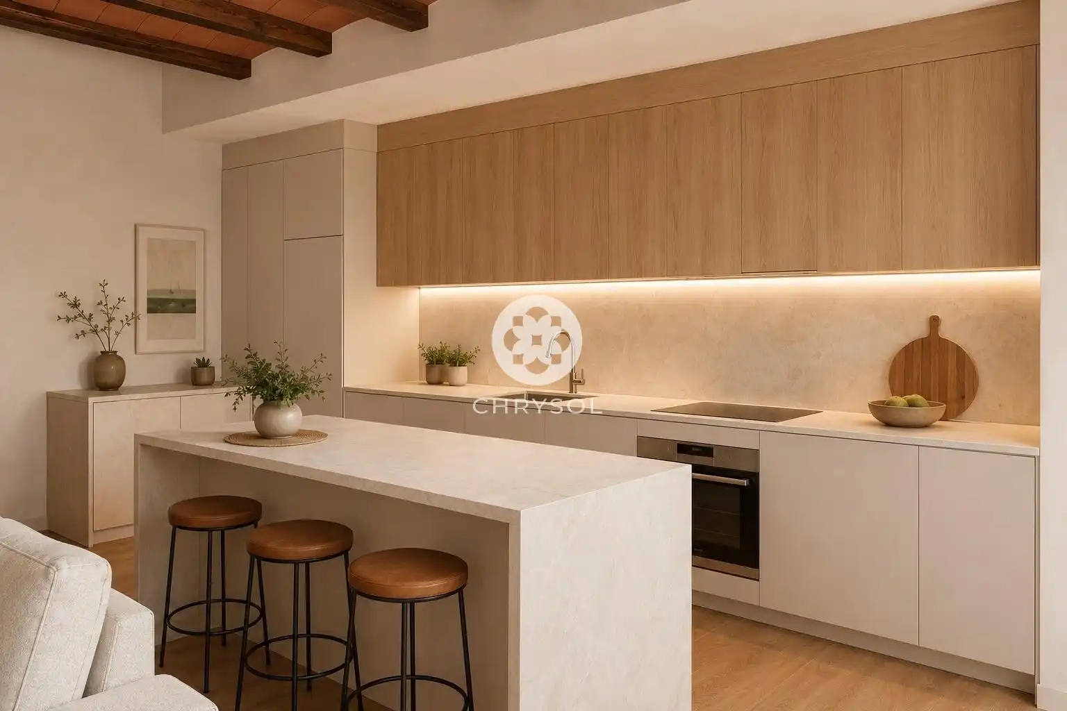 Cocina de Casa o chalet en venta en Barcelona con Aire acondicionado y Calefacción