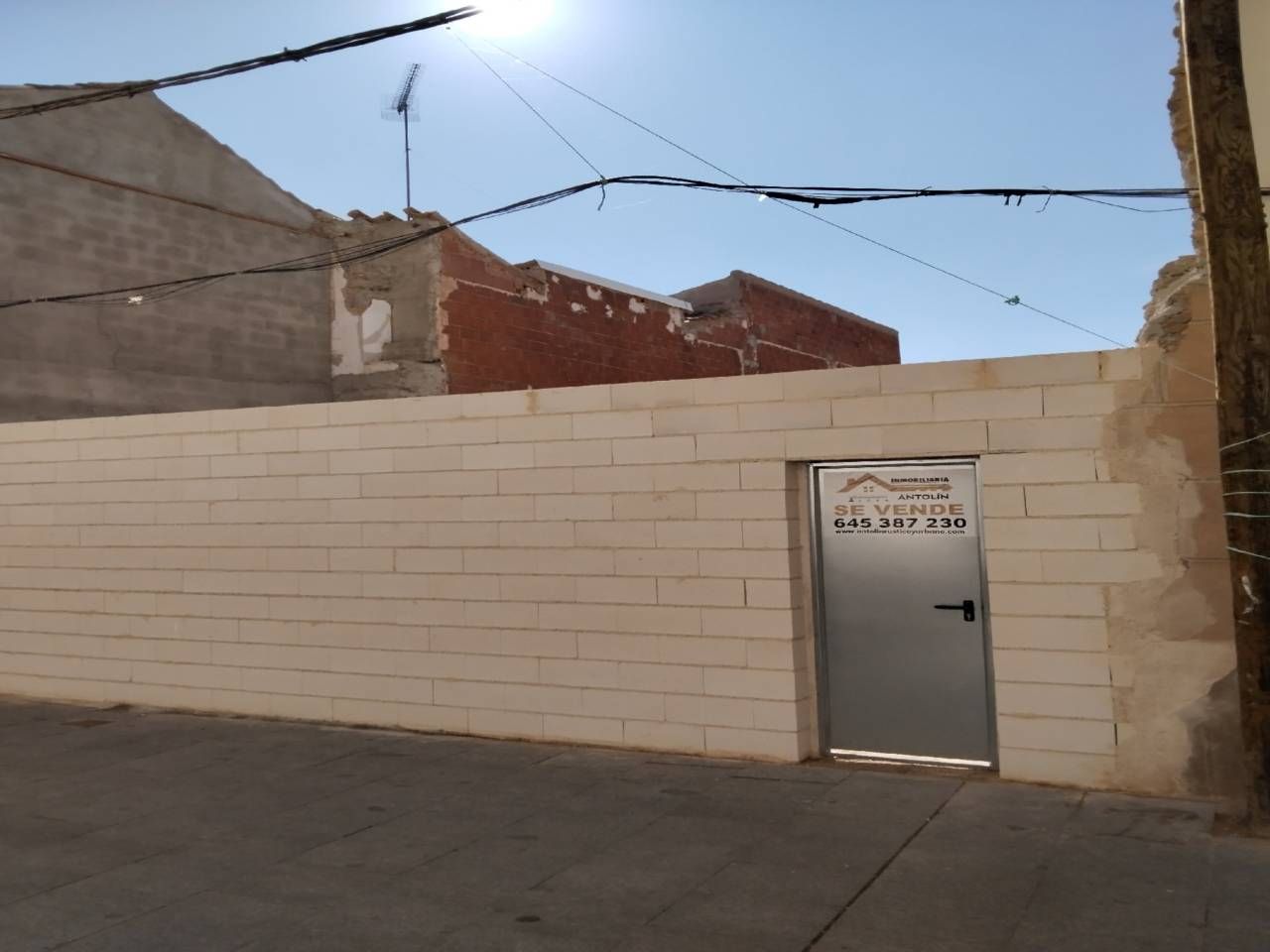 Vista exterior de Terreny industrial en venda en Manzanares