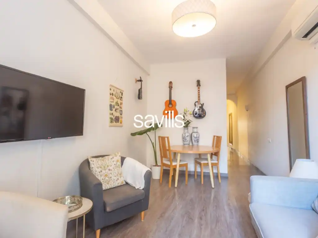 Sala de estar de Apartamento en venta en Barcelona con Aire acondicionado y Terraza