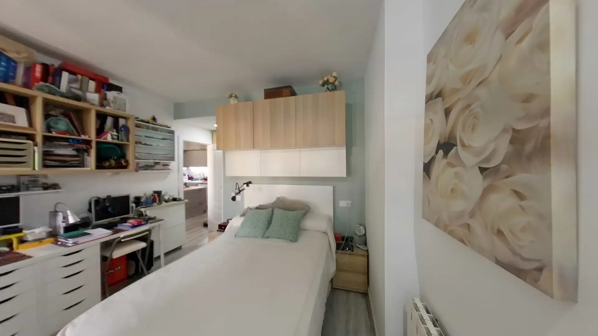 Bedroom of Flat for sale in Sabadell  with Air Conditioner, Heating and Parquet flooring