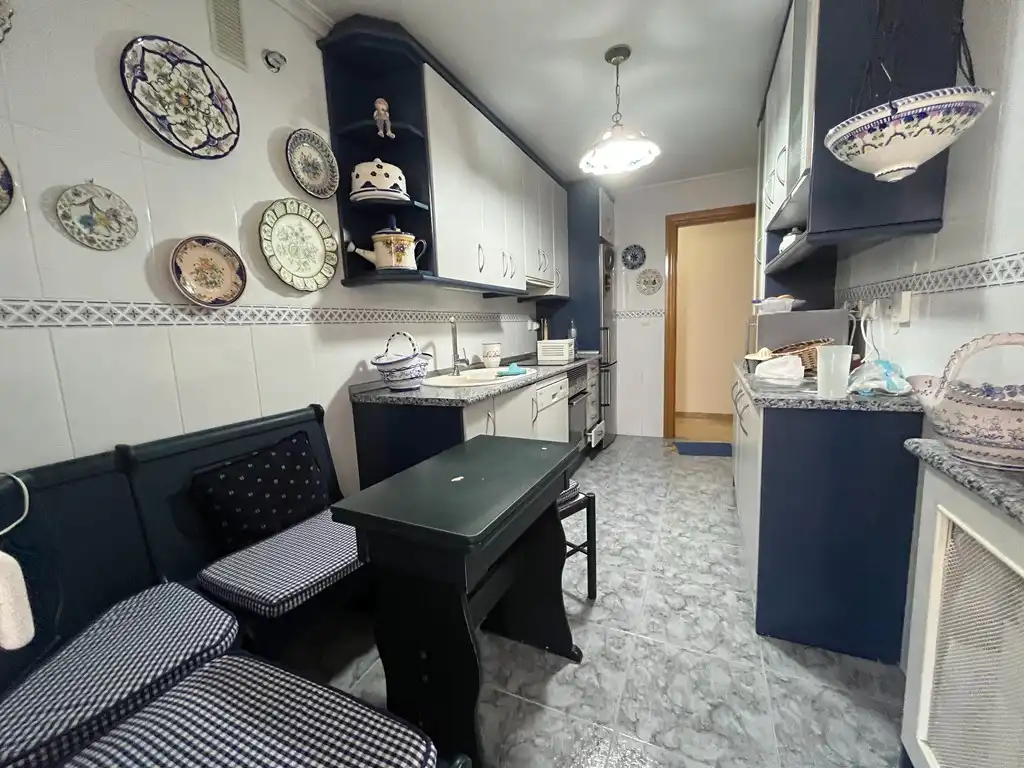 Kitchen of Flat for sale in Albacete  with Heating, Terrace and Storage room