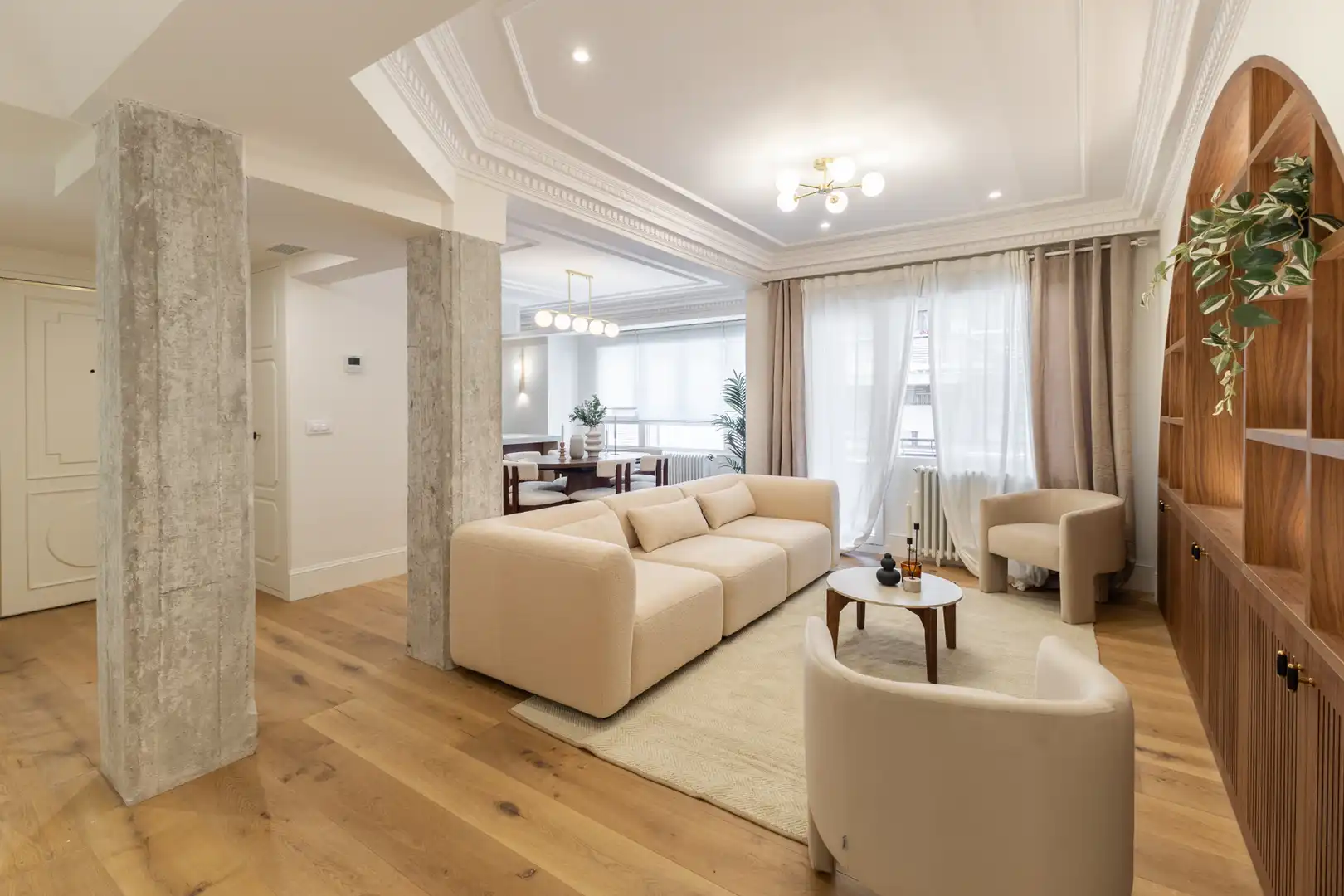 Sala de estar de Piso en venta en Madrid con Aire acondicionado, Calefacción y Parquet
