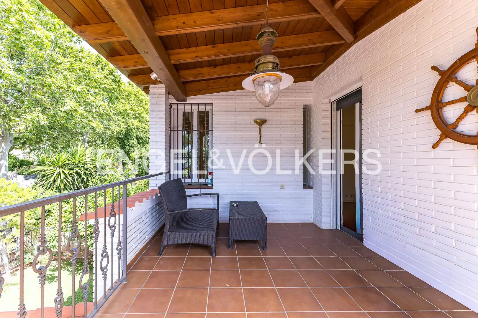 Terrace of Country homes for sale in Vilanova i la Geltrú  with Air Conditioner, Heating and Private garden